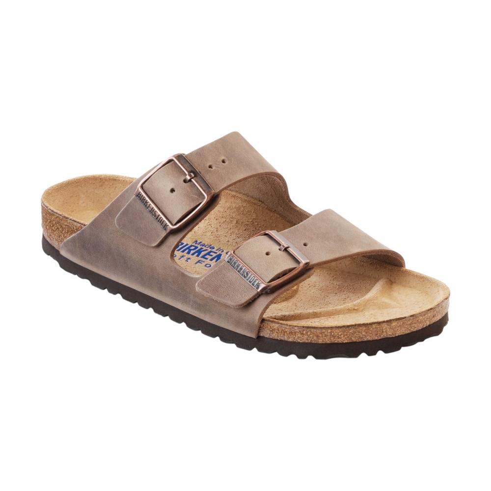 Birkenstock Women's Arizona Soft Footbed Oiled Leather Sandals - Regular TOBACCO