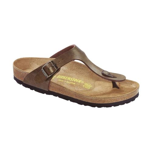 Birkenstock Women's Gizeh Birko-Flor Sandals Gbrown