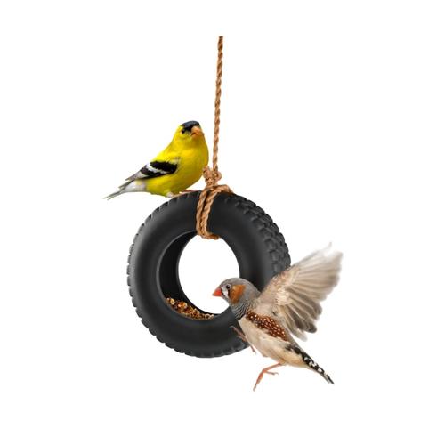 Fred Swing Time Ceramic Bird Feeder