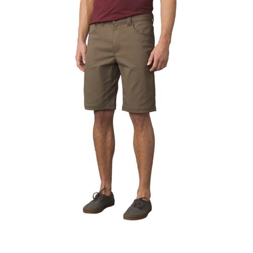 prAna Men's Brion Shorts - 9in Inseam Mud