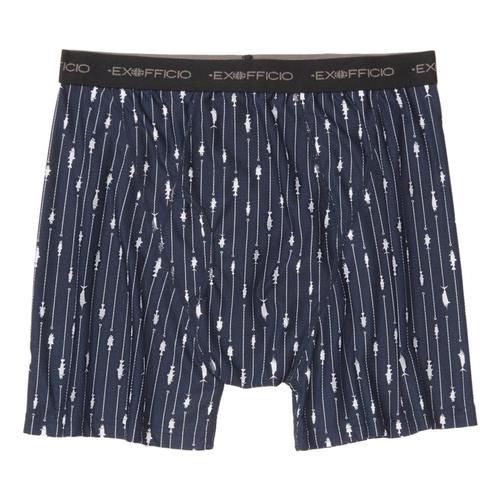ExOfficio Men's Give-N-Go Printed Boxer Briefs Fhook_7022