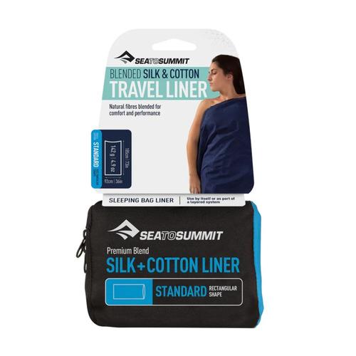 Sea to Summit Silk-Cotton Blend Travel Sleeping Bag Liner - Standard Rectangular