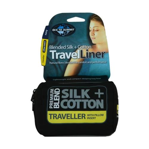 Sea to Summit Silk-Cotton Blend Travel Liner - Traveller w/ Pillow Insert