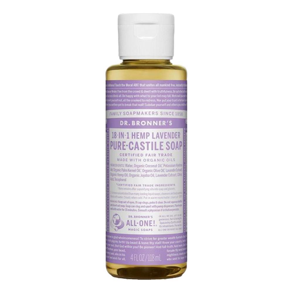 Dr. Bronner's Pure-Castile Liquid Soap Lavendar 4oz LAVENDAR