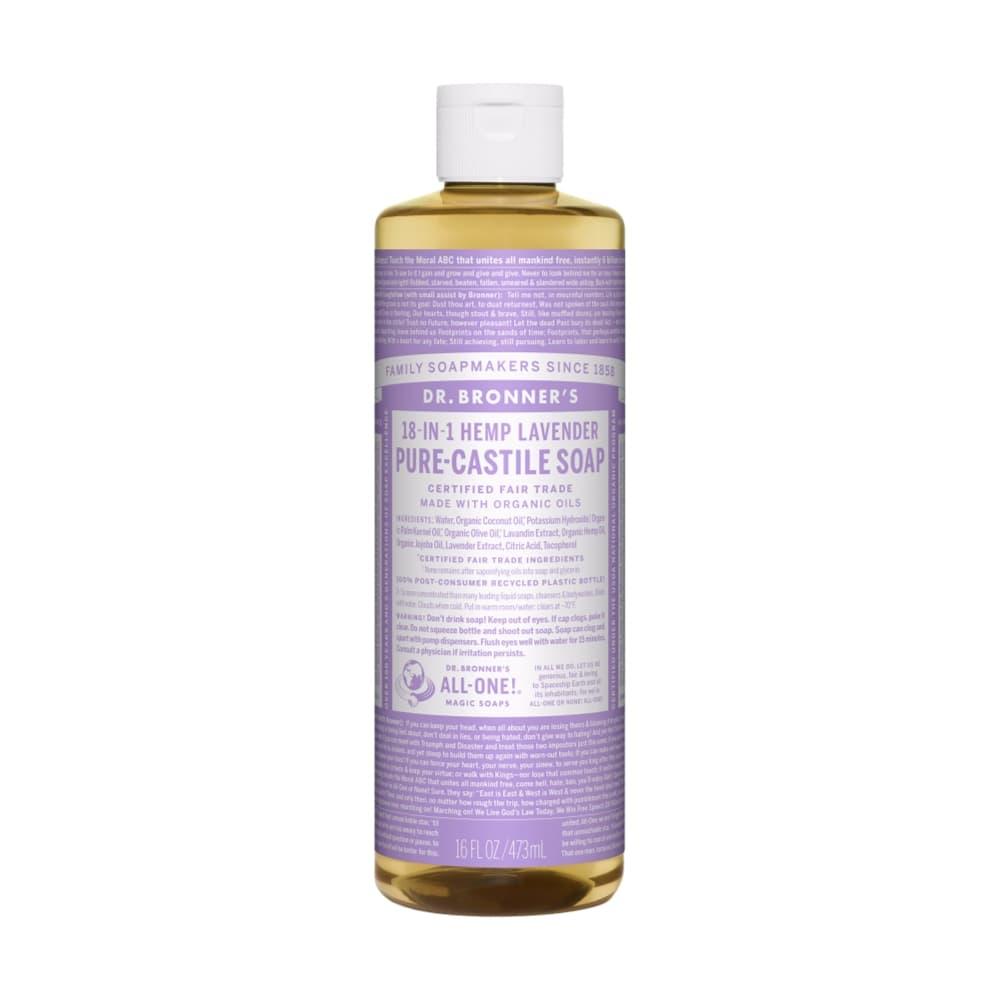 Dr. Bronner's Pure-Castile Liquid Soap Lavender 16oz LAVENDAR