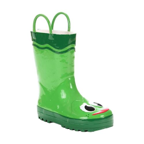 Western Chief Kids Frog Rain Boots Green