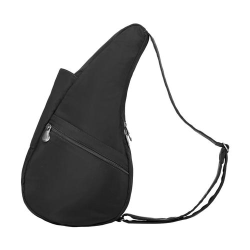 AmeriBag Healthy Back Bag Microfiber Shoulder Bag - Small Black