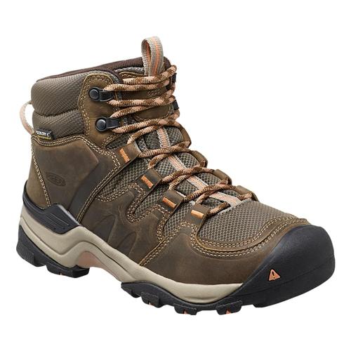 KEEN Women's Waterproof Gypsum II Hiking Boots Goldcoral