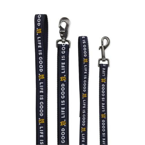 Life is Good Nylon Rocket Dog Leash Dst_blu