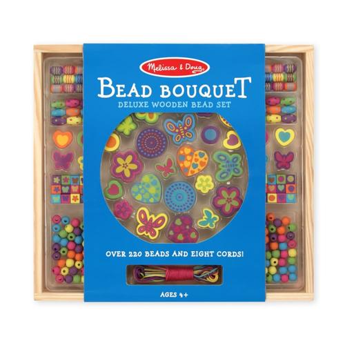 Melissa & Doug Bead Bouquet Deluxe Wooden Bead Set
