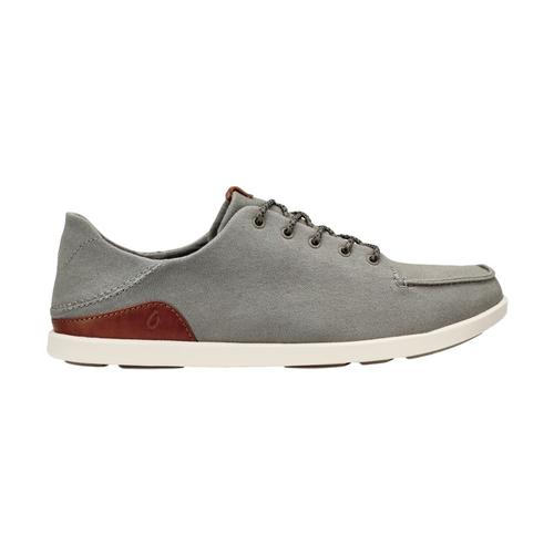 OluKai Men's Manoa Lace Up Shoes Fog