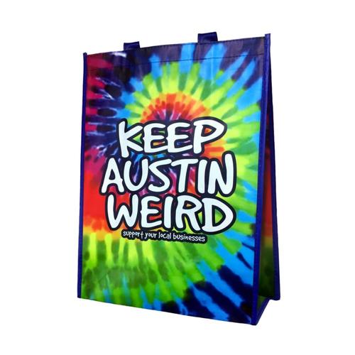 Outhouse Designs Keep Austin Weird Tie-Dye Tote Bag Tiedye