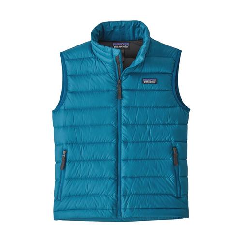 Patagonia Boys Down Sweater Vest Blue_bnfg