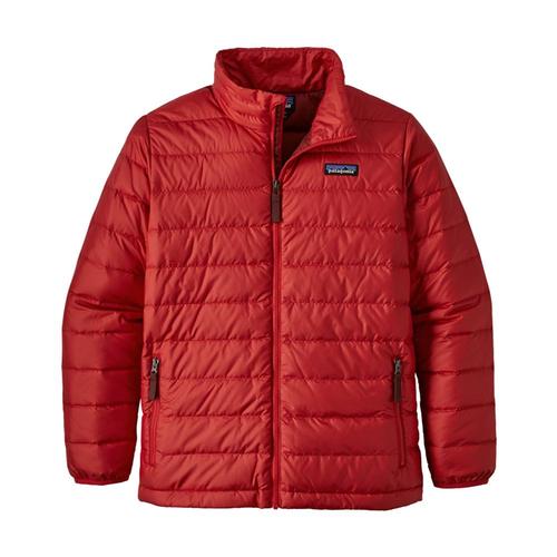 Patagonia Boys Down Sweater Jacket Fire_frod