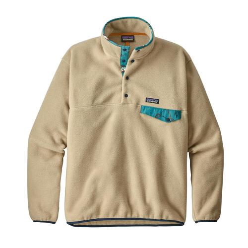 Patagonia Men's Lightweight Synchilla Snap-T Fleece Pullover Elkh_khaki