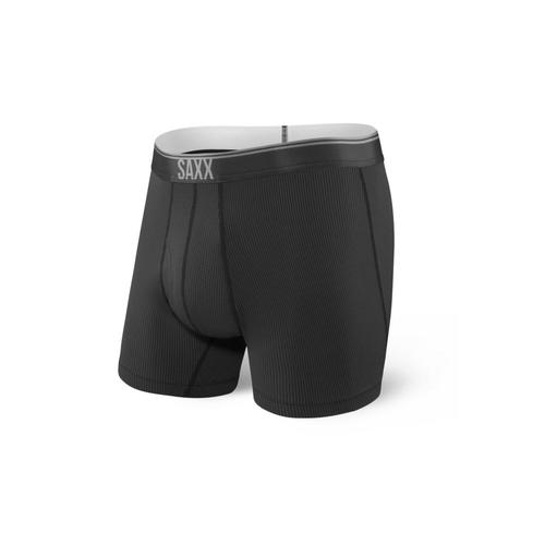 Saxx Men's Quest 2.0 Boxer Briefs Black