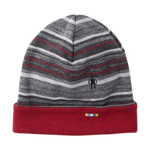 Smartwool Kids Merino 250 Reversible Pattern Cuff Beanie Charcl_c13