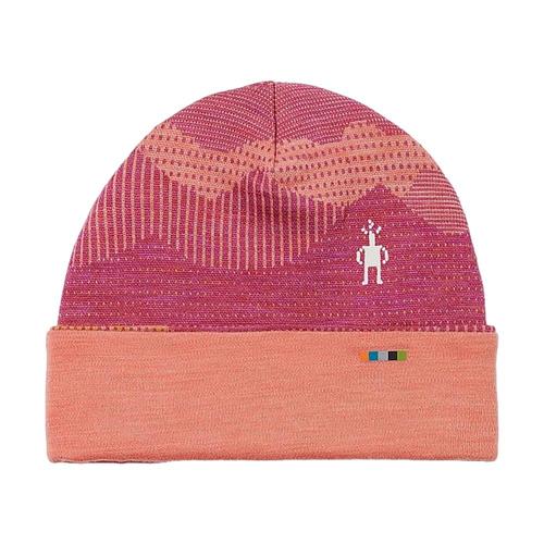 Smartwool Kids Merino 250 Reversible Pattern Cuff Beanie Coral_k82