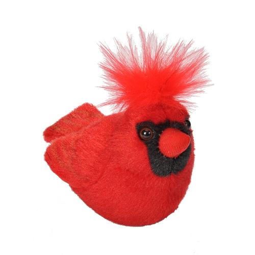 Wildlife Republic Audubon Birds Northern Cardinal Plush Bird With Sound