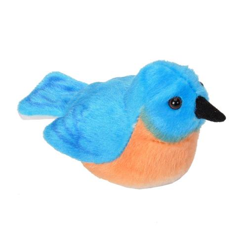 Wildlife Republic Audubon Birds Eastern Bluebird Plush Bird With Sound