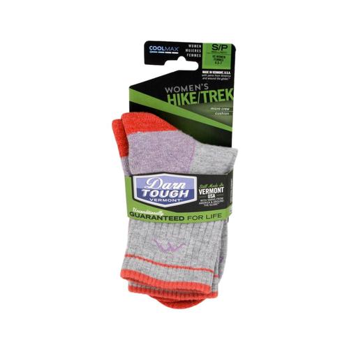 Darn Tough Women's Hiker Coolmax Micro Crew Cushion Socks Lightgray