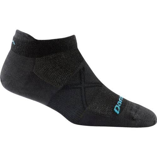Darn Tough Women's Vertex Tab No Show Ultra-Light Cushion Socks Black