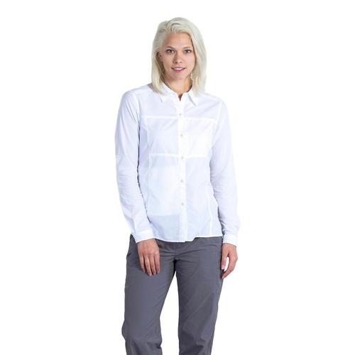 ExOfficio Women's Lightscape Long Sleeve Shirt White
