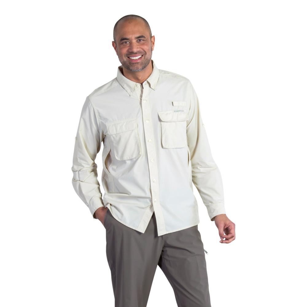 ExOfficio Men's Air Strip Long Sleeve Shirt BONE