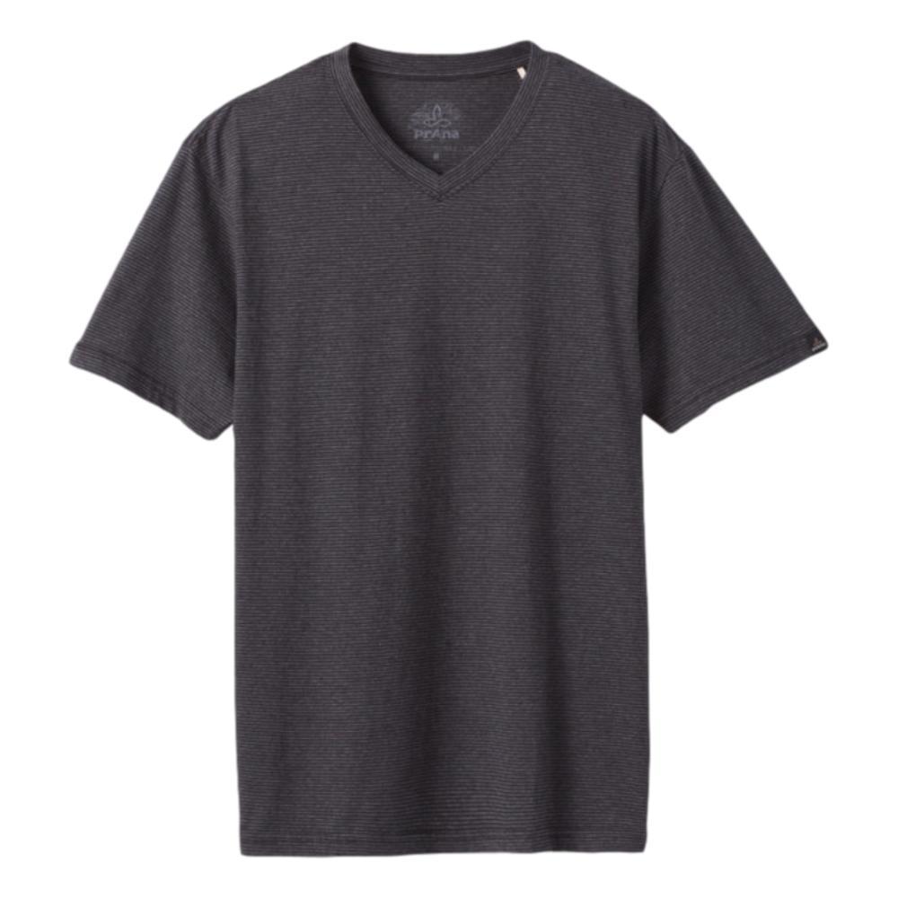 prAna Men's V-Neck T-Shirt BLKSTRIPE