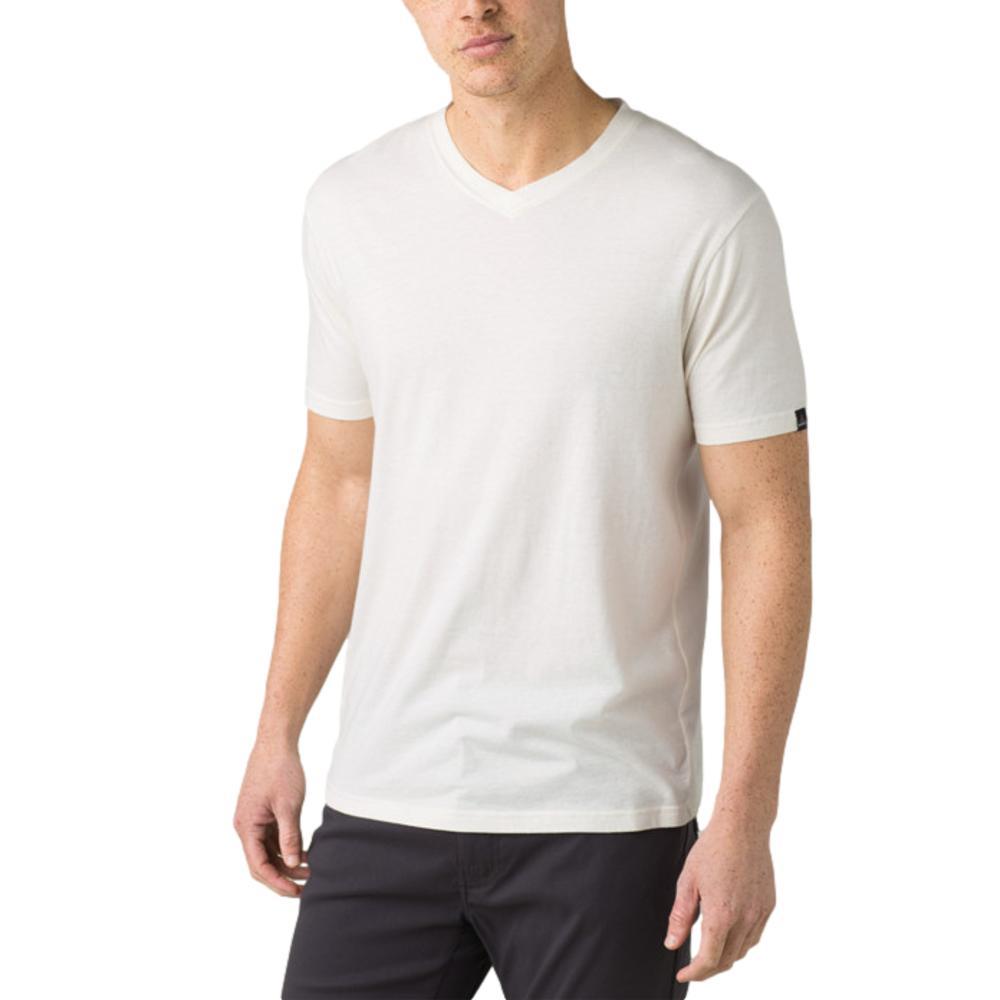 prAna Men's V-Neck T-Shirt WHITE