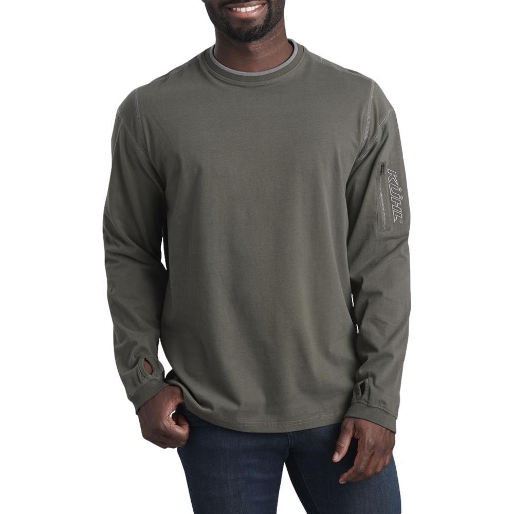 KUHL Men's Kommando Crew Shirt OLIVESLATE