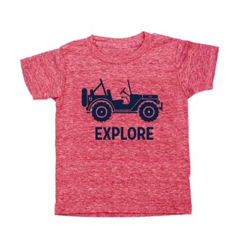 Locally Grown Kids Explore 4x4 Tee Vintred