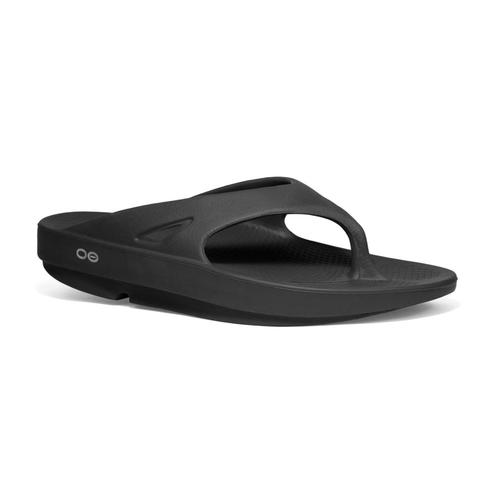 OOFOS Men's OOriginal Flip Sandals Black
