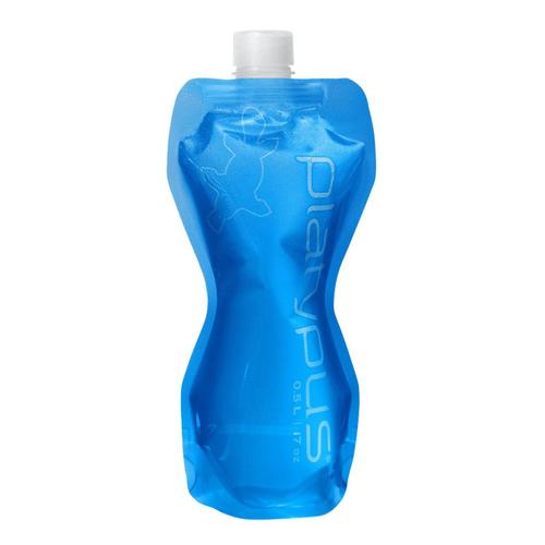 Platypus SoftBottle With Closure Cap - .5L Blue