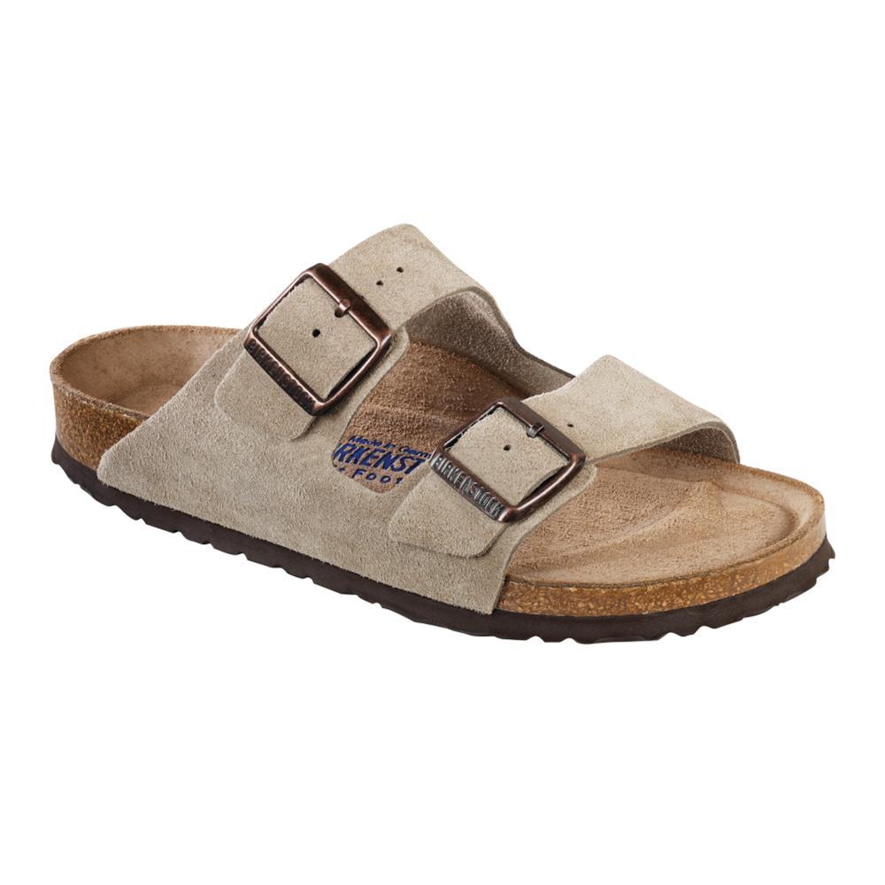 Birkenstock Men's Arizona Soft Footbed Suede Sandals - Regular TAUPESD