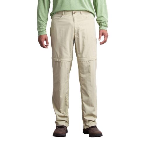Exofficio Men's Sol Cool Ampario Convertible Pant - 34in Inseam Ltkhaki