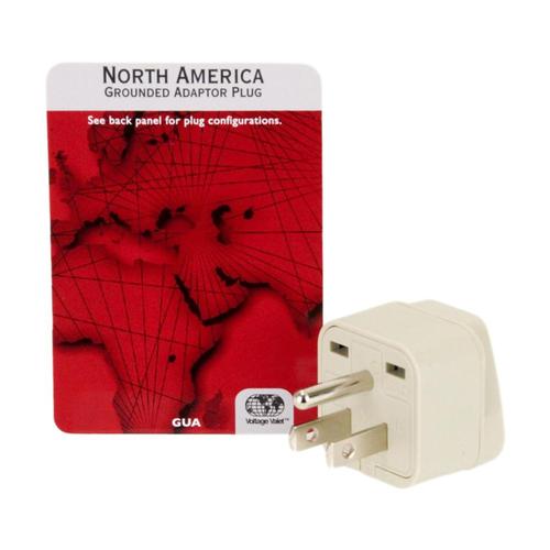Voltage Valet GUA Grounded Adaptor Plug - North America