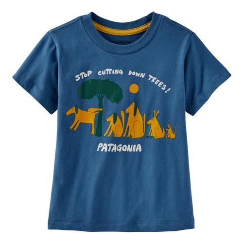 Patagonia Infant Baby Graphic Organic T-Shirt Pgnblu_ptpb