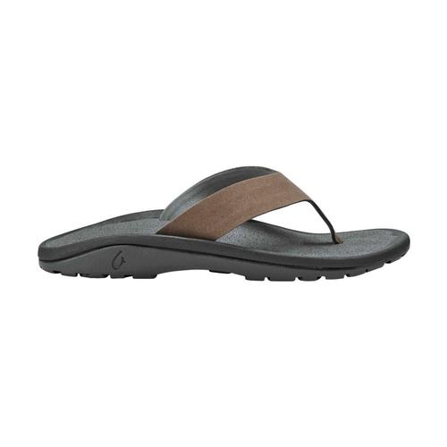 OluKai Men's 'Ohana Ho'okahi Sandals Mstg.Char