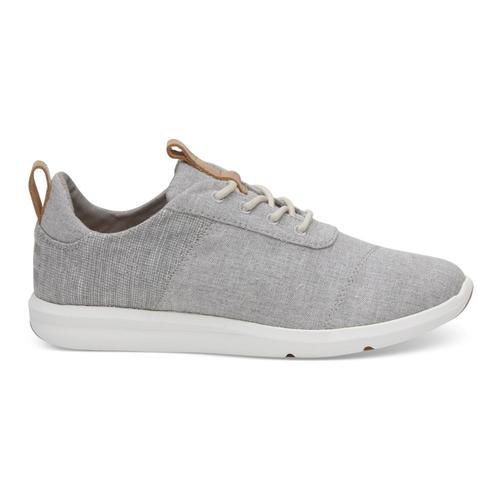 TOMS Women's Drizzle Grey Chambray Cabrillo Sneakers Drizzchamb
