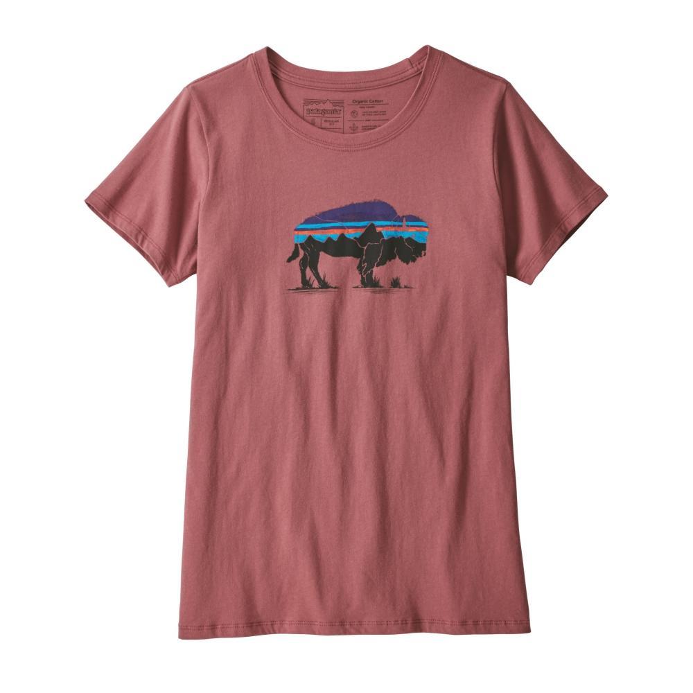 Patagonia Women's Fitz Roy Bison Organic Crew T- Shirt