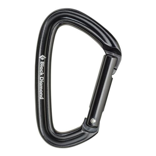 Black Diamond Positron Straight Gate Carabiner Black