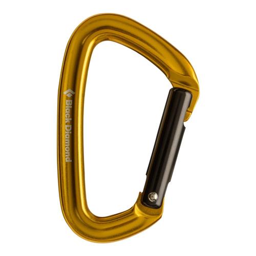 Black Diamond Positron Straight Gate Carabiner Yellow