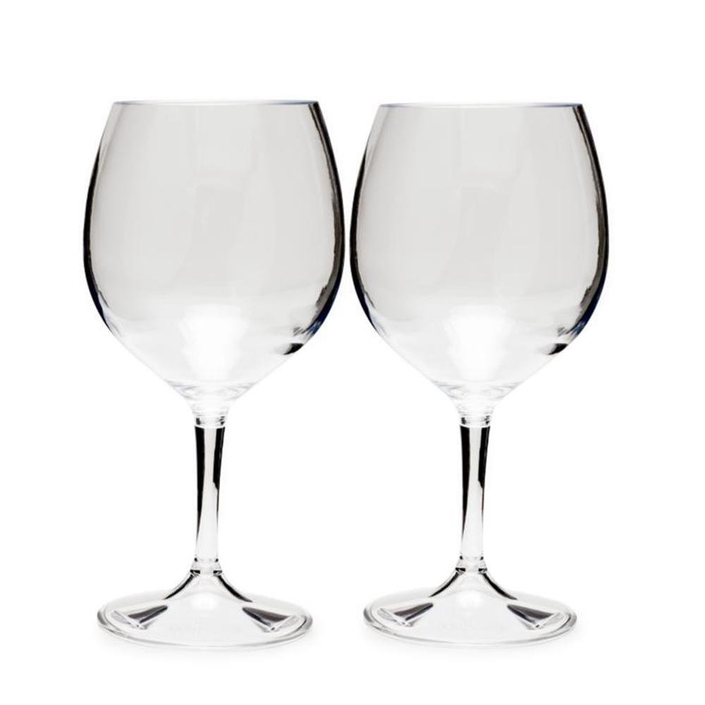 GSI Outdoors Nesting Red Wine Glass Set - 15oz RED