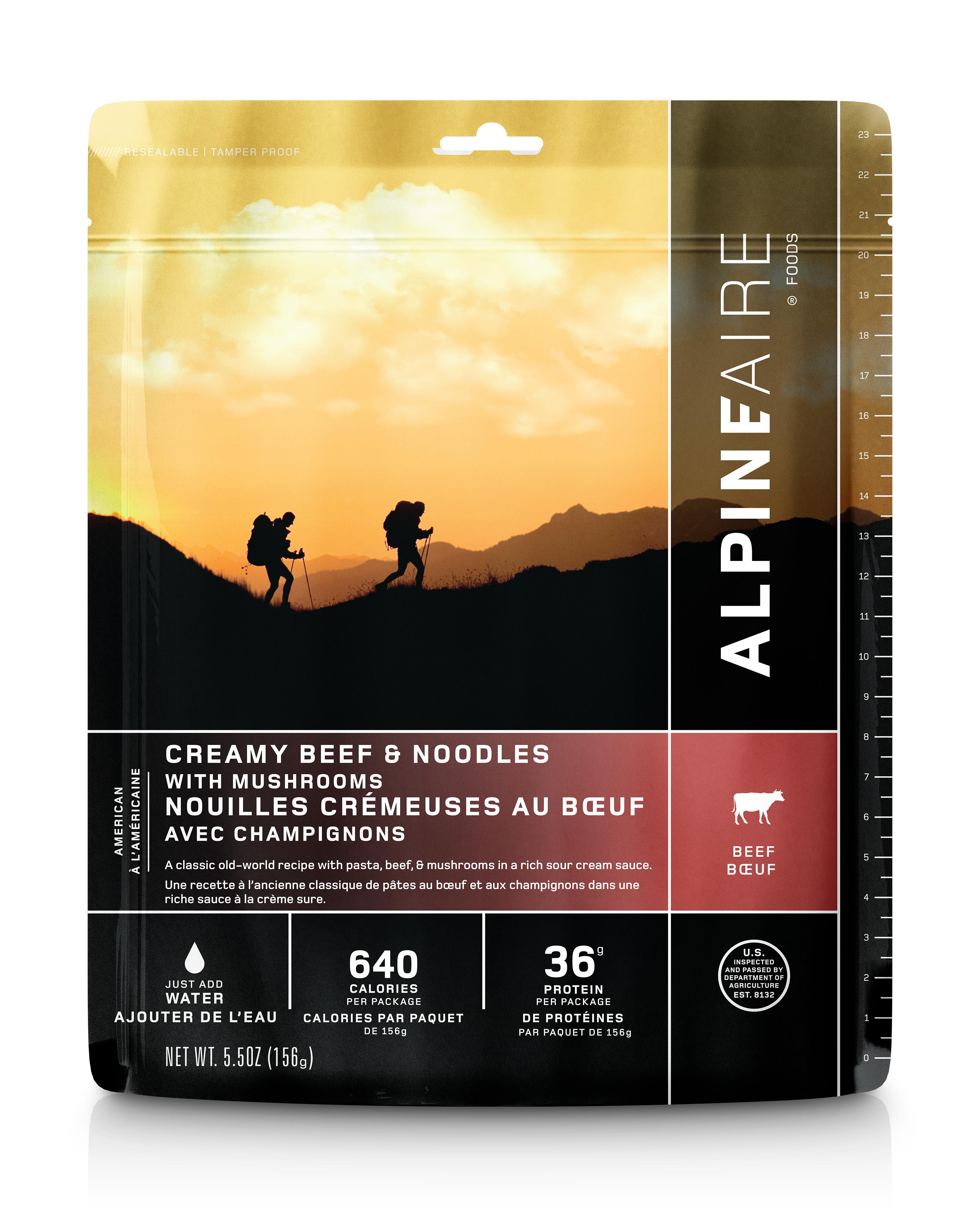 Alpine Aire Creamy Beef Noodles With Mushrooms