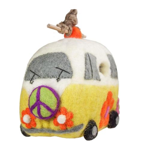Tibet Collection Birdhouse: Magic Bus