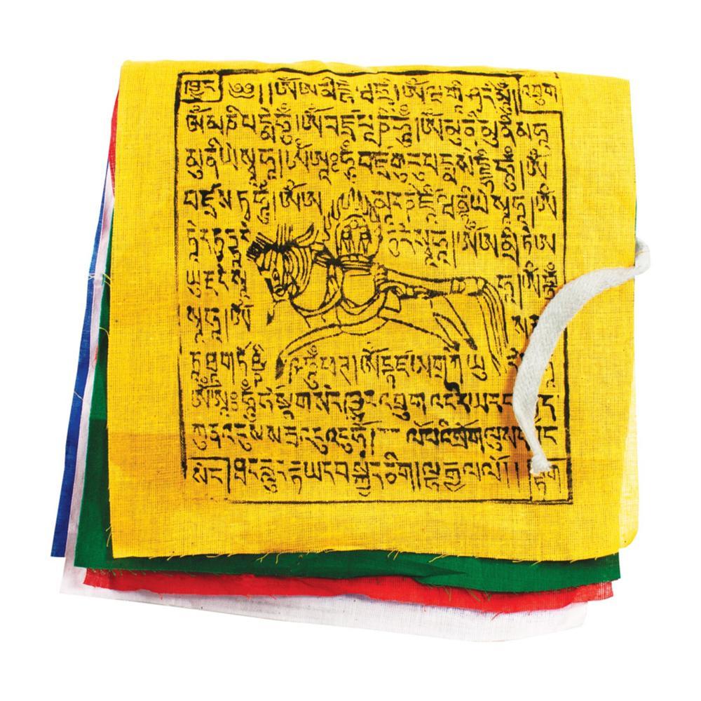 Tibet Collection Prayer Flag: Gu-Chu-Sum Windhorse - Small MULTI