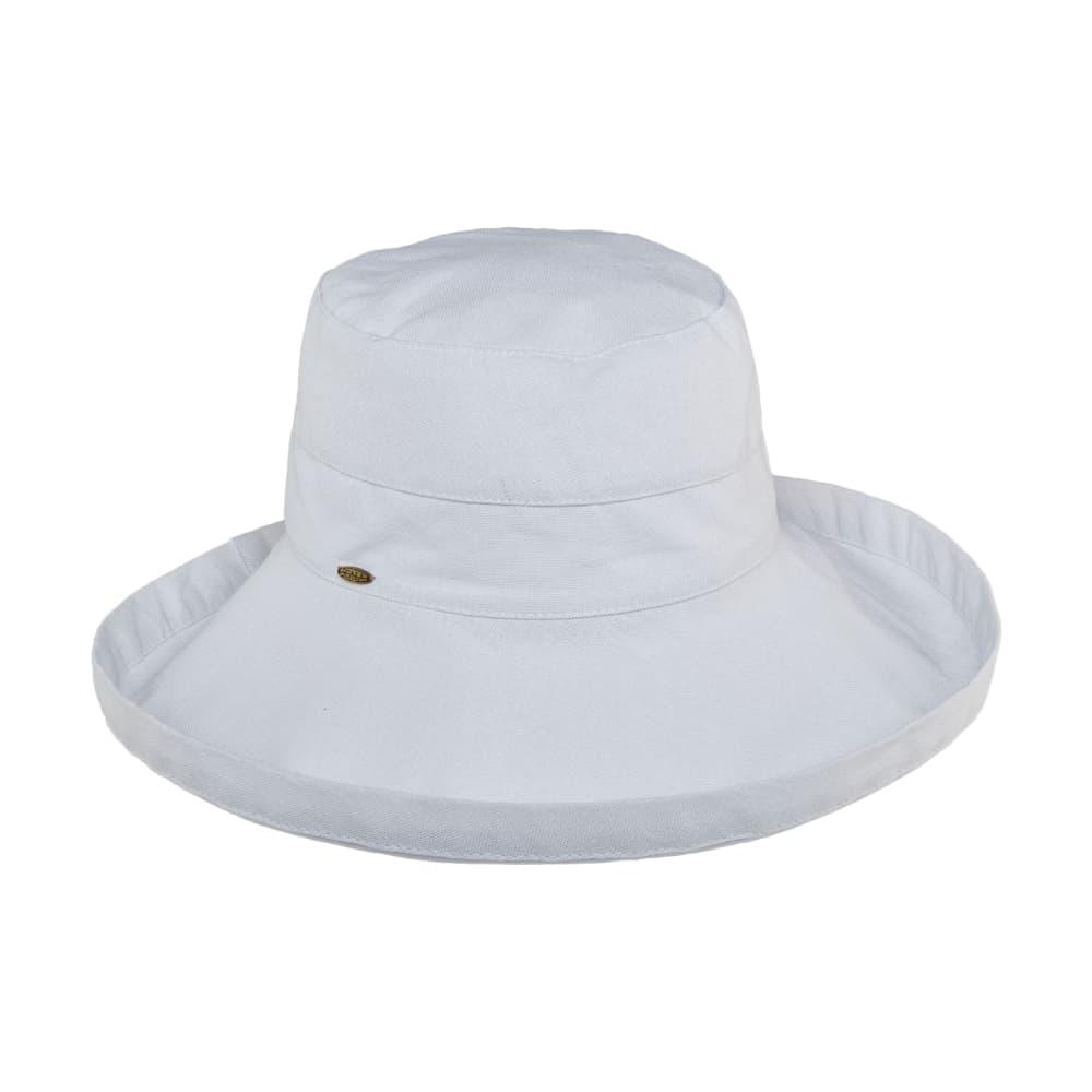 Dorfman Pacific Women's Big Brim Bucket Hat WHITE