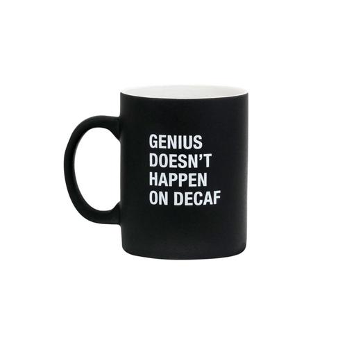 About Face Genius Doesn't Happen on Decaf Mug