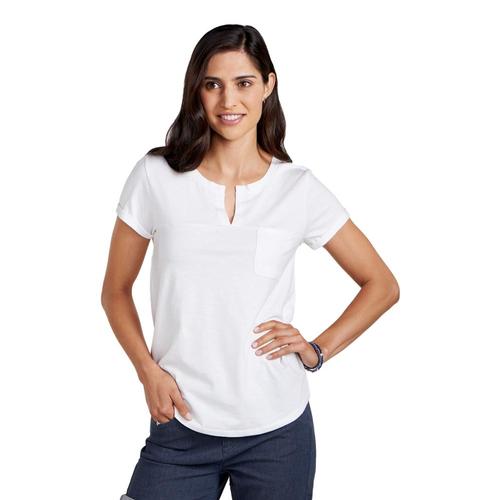 Toad&Co Women's Sambasta Short Sleeve Tee White